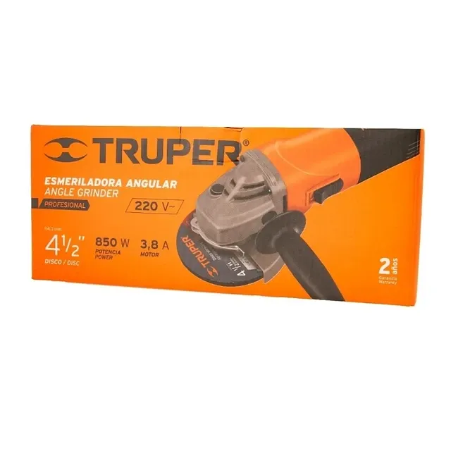 Esmeril angular de 4 " 850W de Truper Linea Profesional: la herramienta perfecta para proyectos profesionales