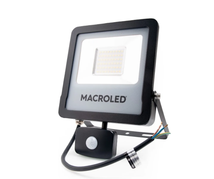 Foco Led Proyector Linea Pro 50w Con Sensor Luz Fría  - Bascotel